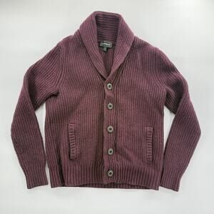 Express Shawl Collar Cardigan Sweater Women’s S Purple Button Knit